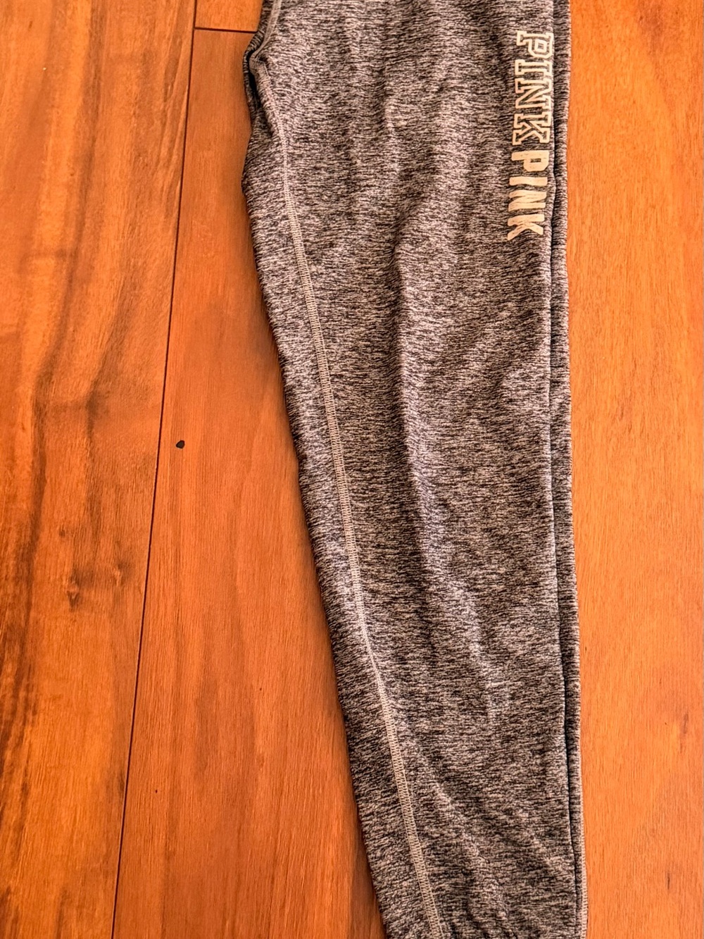 PINK Victoria's Secret Heather Gray Girls' Leggings with Side Logo